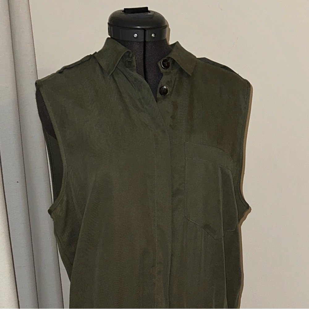 Green ATM Sleeveless Romper